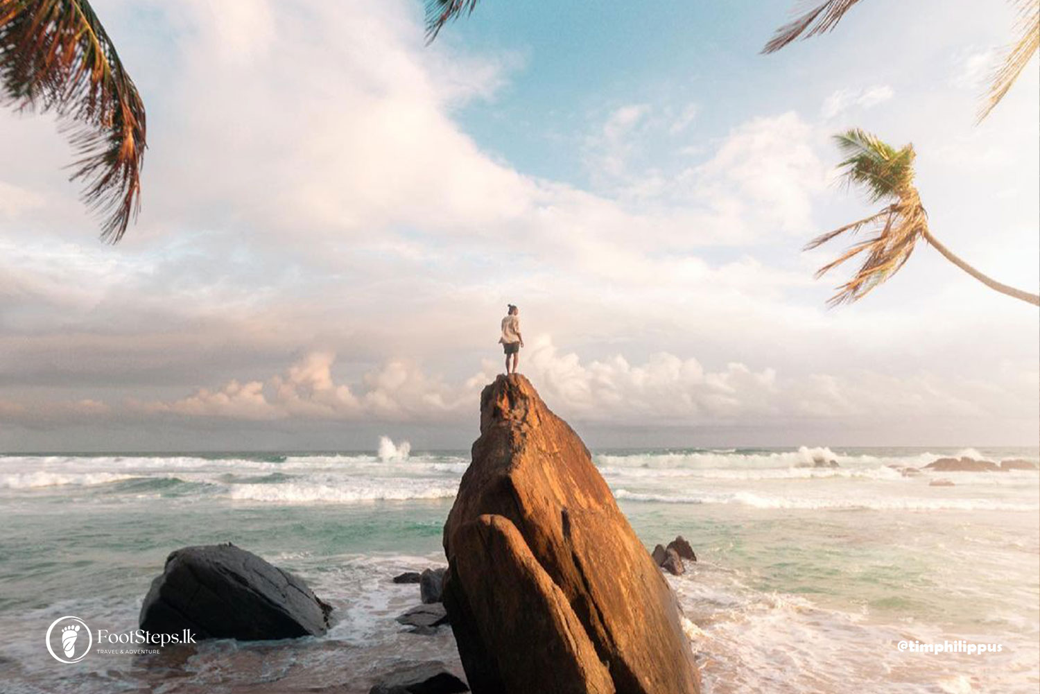 Fog Rock hill cliff at Dalawella / Mihiripenna Beach, Best Beaches in Sri Lanka