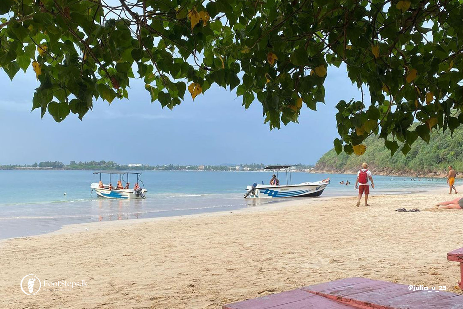 Group of People Swimming at Jungle Beach Unawatuna, Best Beaches in Sri Lanka
