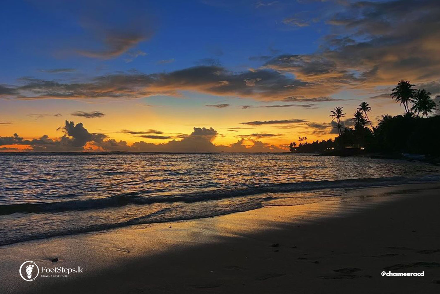 Sunset at Polhena Beach at Matara, Best Beaches in Sri Lanka