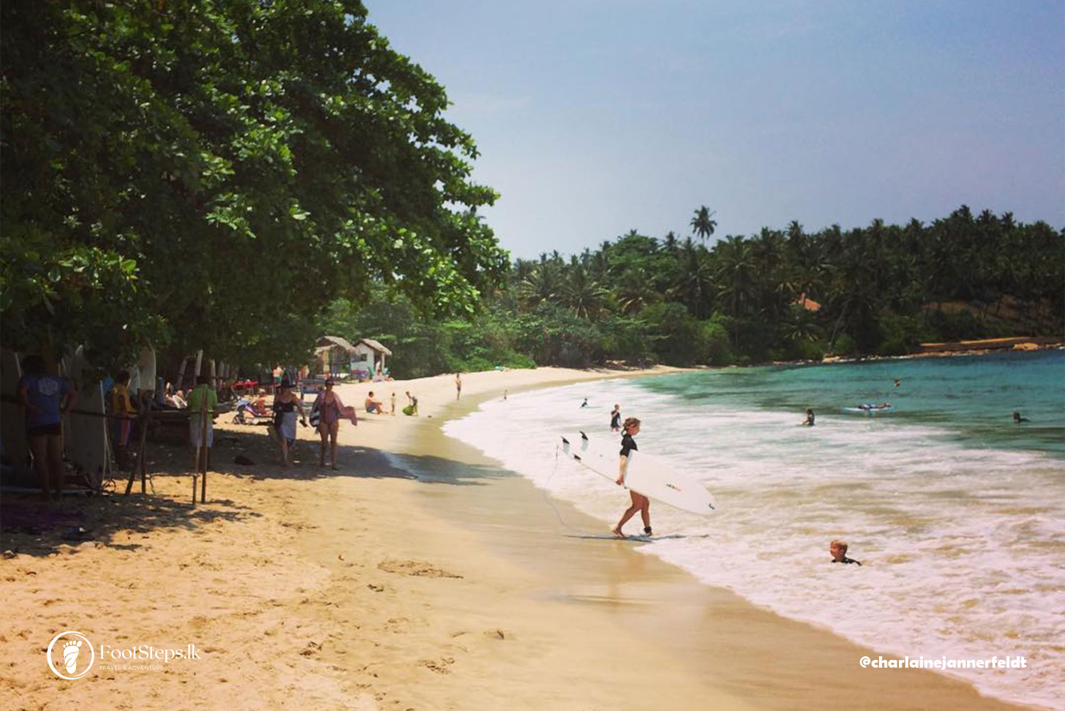 Swimming at Talalla Beach, Best Beaches in Sri Lanka