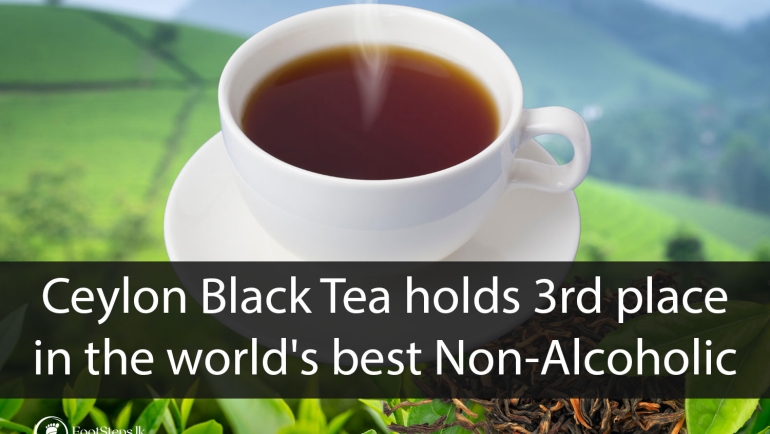 Ceylon Black Tea holds 3rd place in the world's best Non-Alcoholic Beverages