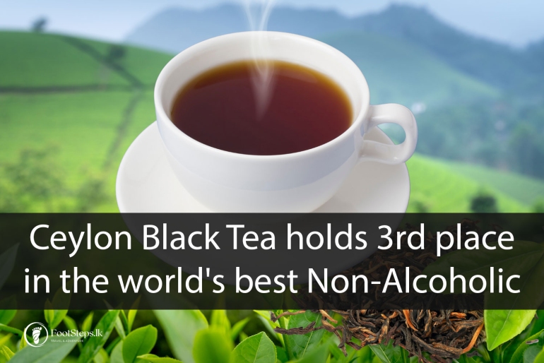 Ceylon Black Tea holds 3rd place in the world's best Non-Alcoholic Beverages